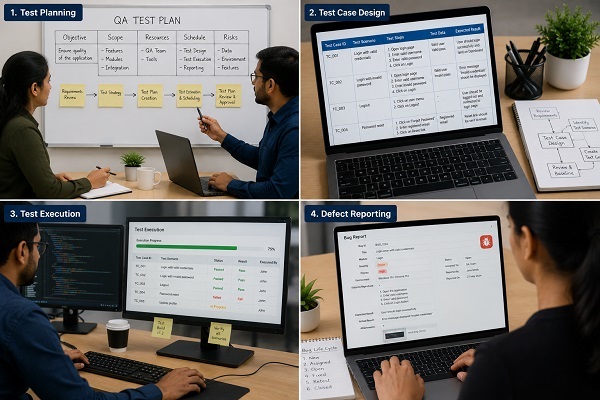 QA testing process